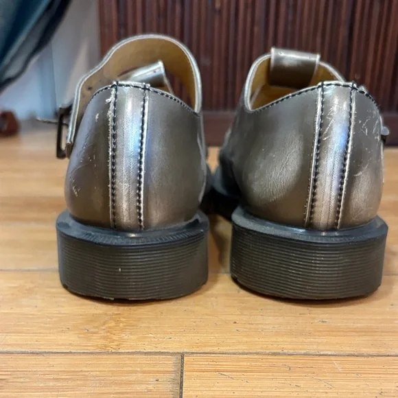 Dr. Martens Metallic Silver Women's Sandals - Picture 6 of 7